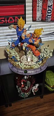 Dragon Ball Z F4 Goku Vs Vegeta Statue • $1200