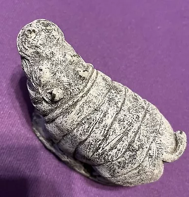 Hippo Mt. St. Helen's Sculptures Hand Crafted Genuine Volcanic Ash Hippopotamus • $15.99