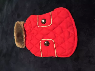 Zack & Zoey Derby Quilted Dog Coat-Red-XS-NWT • $20