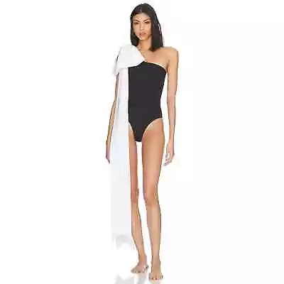 Tabacaru Revolve One Piece Swimsuit Bikini Milly One Shoulder Pool Black Medium  • $129