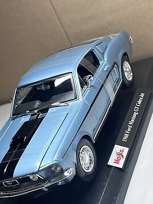 Maisto Ford Mustang GT Cobra Jet 1968 Classic Diecast 1:18 Scale • $42