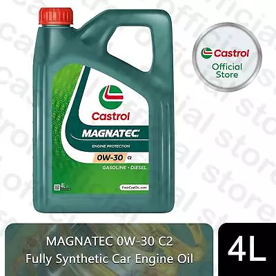 Castrol Magnatec 0W-30 C2 Car Engine Oil With Dualock Technology 4 Litre • £36.99