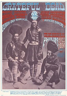 $99.99 • Buy MINT Grateful Dead Rick Griffin 1967 FD 54 Family Dog Avalon Poster 