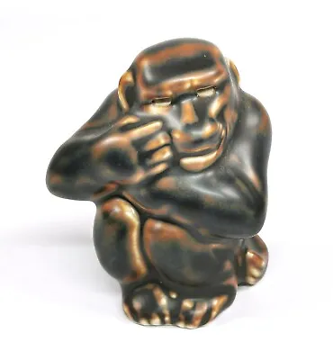 Royal Copenhagen Sung Glazed Monkey Chimp Gorilla Stamped Knud Kyhn 20187 • £60