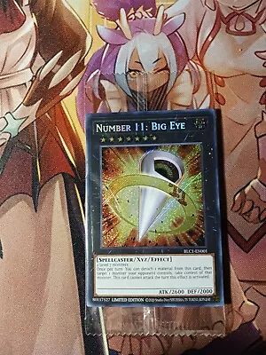 YuGiOh! - Number 11: Big Eye BLC1-EN001 Secret Rare Limited Edition Sealed • $3