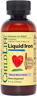 ChildLife Essentials Liquid Iron Vegan Iron Drops For Children 118ml...  • £36.24