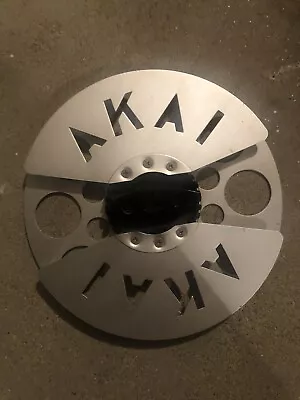 Akai Metal Reel Tape Empty Spool 7” Aluminium Used Good Condition • £65.03