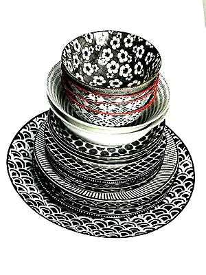 $119.90 • Buy Dinner Set Of 18 Pieces Moroccan Style & Lovely Colours Scratch & Dent Sale