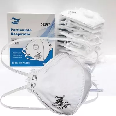 FFP3 Face Mask Dust Mask Particulate Valved N99 Disposable Respirator • £2.84