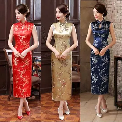 Mandarin Collar Chinese Qipao Chinese Style Traditional Clothing  Women • $27.32