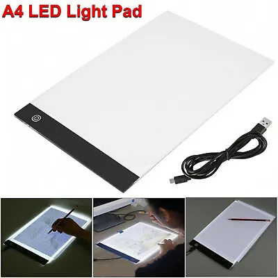 £11.99 • Buy A4 LED Drawing Copy Board Light Box Tracing & Ultra-thin Pad Diamond Painting
