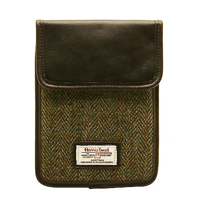 The British Bag Company - Green Check Harris Tweed IPad Mini Case • £23