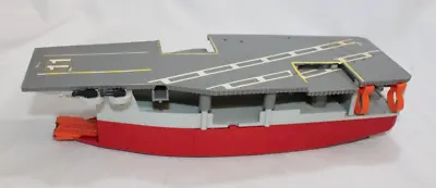 Vintage 1988 Micro Machines Aircraft Carrier Galoob Incomplete Toy Playset • $11.99