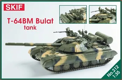 Skif 212 - 1/35 - Soviet T-64BM  Bulat  Ukrainian Main Battle Model Kit • $71.99