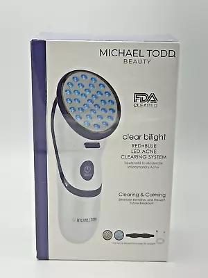 Michael Todd Clear Bilight Red+Blue LED Acne Clearing System NEW In SEALED BOX • $29.99