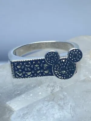 Mickey Mouse Ring Disney  Marcasite Judith Jack Sterling Silver Women • $98