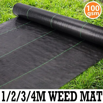 Heavy Duty Weed Control Fabric Anti Membrane Garden Landscape Ground Cover Sheet • £101.99