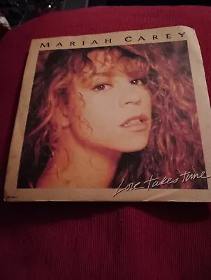 Mariah Carey - Love Takes Time 7'  CBS Records 1990. • $4.42