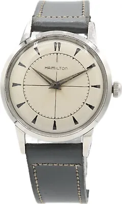 Vintage 33mm Hamilton 0966 Crosshair Men's Automatic Wristwatch 661 Swiss Steel • $240