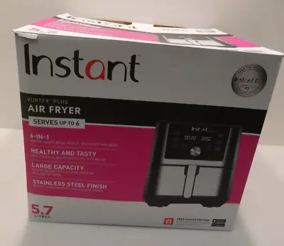 Instant Pot Vortex Plus Air Fryer XXL Stainless Steel 5.7L 1.8kg Capacity • $118.99