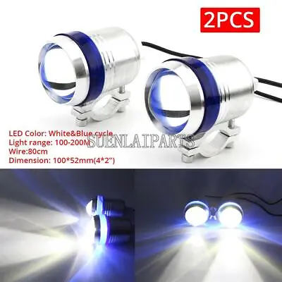 Motorcycle LED Headlight Spot Light For Suzuki Boulevard C50 C90 M50 M90 M109R • $25.03