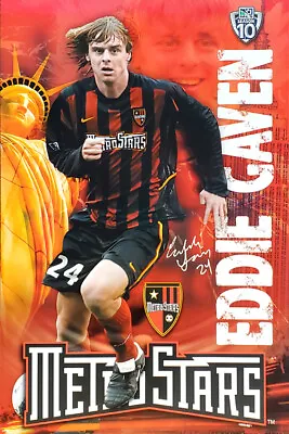 EDDIE GAVEN Vintage Original 2005 New York MetroStars MLS Soccer 24x36 POSTER • $17.99