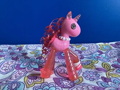 Lalaloopsy Ponies Pinkmelon 5  Tall PVC Pony Horse Red Unicorn • £6.99