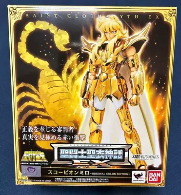 BANDAI Saint Cloth Myth EX SCORPION MILO ORIGINAL COLOR Saint Seiya Figure E33 • $174