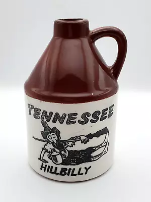 Vintage Tennessee Hillbilly Small Ceramic Moonshine Jug - No Cork • $6