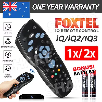 2 X For Foxtel Remote Control For IQ1 IQ2 IQ3 MyStar MyStar2 HD GENUINE • $13.95