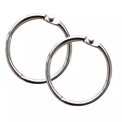 8 Pack 2 Inch Metal Loose Leaf Book Binder Rings For School Home Office • $9.50