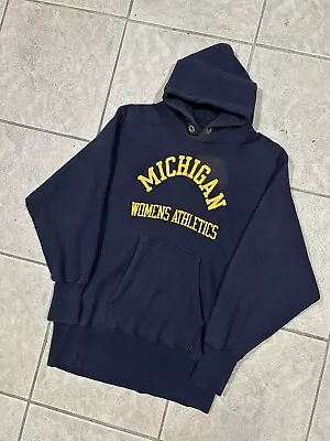 VTG UNIVERSITY OF MICHIGAN REVERSE WEAVE VINTAGE SIZE MEDIUM HOODIE USA 70s 1970 • $799.99