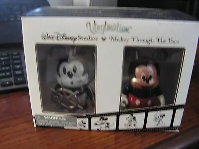 Vinylmation 3  Disney Through The Years Steamboat Willie Modern Mickey Mouse Set • $45