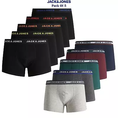 Jack & Jones Men's Boxer Trunks Underwear Multipack Cotton Stretch Underpants • £24.99