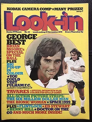 Look In Magazine 20 Nov 1976 #48   George Best • £8.50