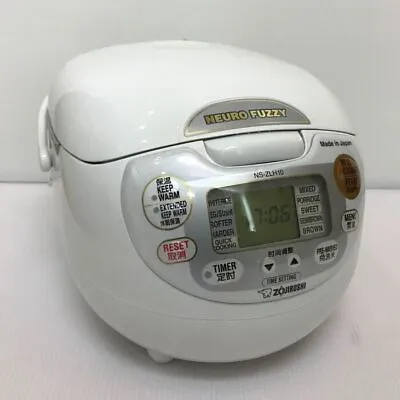 ZOJIRUSHI 220-230V Rice Cooker NS-ZLH10-WZ White 1L ‎680 W Made In Japan New • $388.11