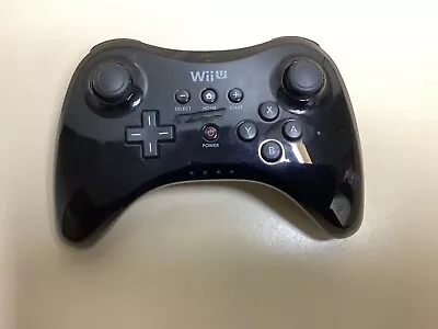 Genuine Nintendo Wii U Pro Controller Black - WUP-005 Tested & Working • $27.50