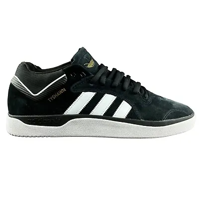 Adidas Men's Tyshawn Core Black White Skate Shoes GY6947 Sizes 9 - 13 • $69.97