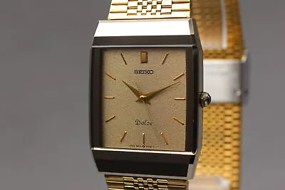 [Near MINT] Vintage Seiko Dolce 9531-5060 Gold Men's Quartz Watch From JAPAN • $169.90