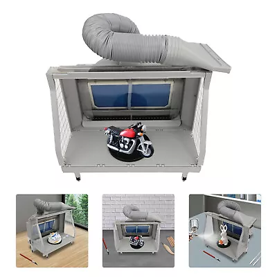 DIY Airbrush Spray Booth With LED Light Spray Painting Workbench For Model Craft • $224.54