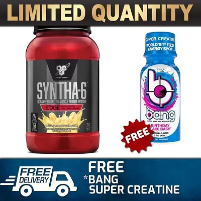 Bsn Syntha 6 Edge 2lb || Premium Whey Protein Powder Lean Muscle Growth $ • $59.95