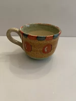 HORCHOW MEDICI Italy  Neiman Marcus Coffee/Tea Cup/Mug Handpainted Stoneware • $6