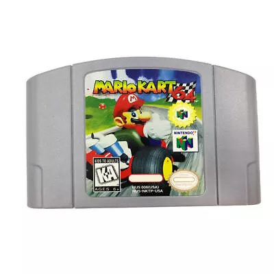 Mario Kart 64 Version Game Cartridge Console Card For Nintendo N64 US Version • $18.60