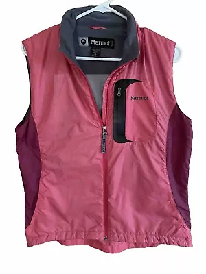 Marmot Vest Hiking Outdoors Size Large Salmon Color • $17