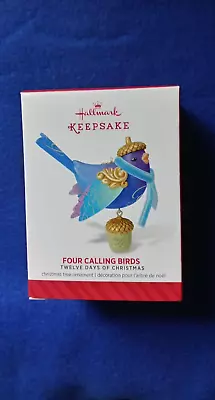 2014 Hallmark FOUR CALLING BIRDS #4 Twelve Days Of Christmas Series Ornament • $35.95