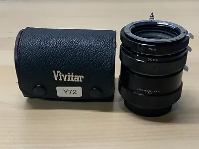 Vivitar AT-3/AI Automatic Extension Tube 12mm / 20mm / 36mm (Y72) • $15