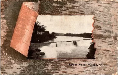 Postcard Upper Falls Milton Vermont VT • $9