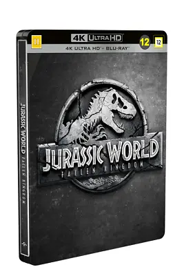 Jurassic World: Fallen Kingdom Steelbook 4K UHD + Blu Ray • £15.39