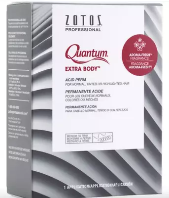 Zotos Quantum Extra Body Acid Perm For Normal Tinted Or Highlighted Hair • $22.95