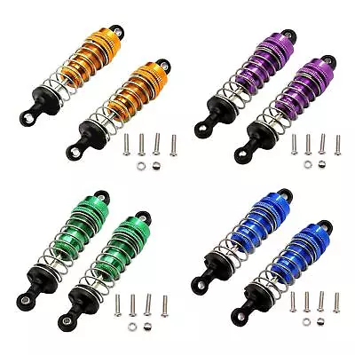 2Pcs/set 80mm Shock Absorber Hydraulic Fits 1/14 WLtoys 144001 RC Car Buggy • $16.05